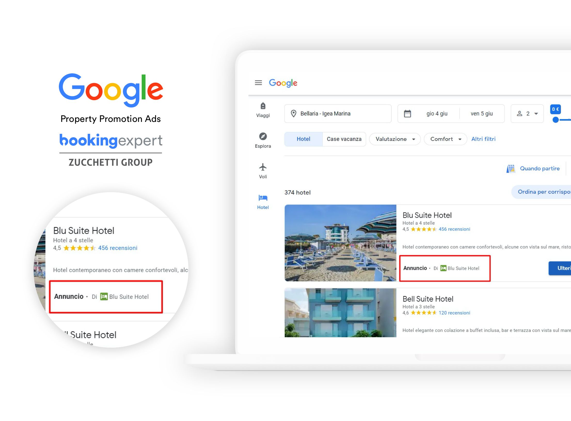 PPA di Google per Hotel