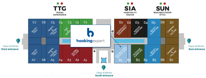Mappa SIA Booking Expert