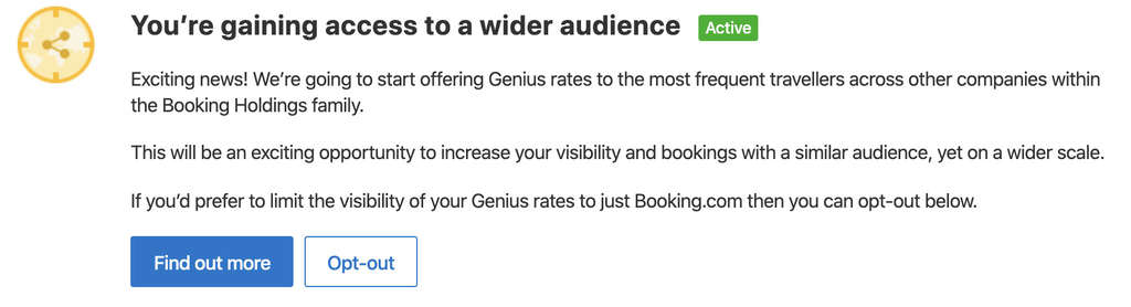 Genius Rates Booking